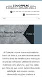 Mobile Screenshot of colorplac.com.br